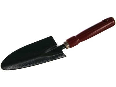 Изображение товара Совок посадочный широкий сталь с деревяной ручкой GRINDA 290мм в Миди Лтд