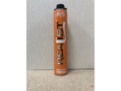 Пена монтажная REALIST PRO Orang профессиональная 870мл (12шт/уп) - фото в Миди Лтд Изображение товара Пена монтажная REALIST PRO Orang профессиональная 870мл (12шт/уп) в Миди Лтд