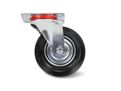 Колесо поворотное резина SC 93  75мм - фото в Миди Лтд Изображение товара Колесо поворотное резина SC 93  75мм в Миди Лтд