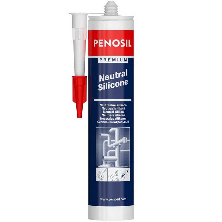Герметик силиконовый PENOSIL Premium Neutral прозрачный 280мл  (12шт/уп) - фото в Миди Лтд Изображение товара Герметик силиконовый PENOSIL Premium Neutral прозрачный 280мл  (12шт/уп) в Миди Лтд
