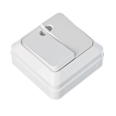 Изображение товара Выключатель двухклавишный , накладной  ХХ в Миди Лтд