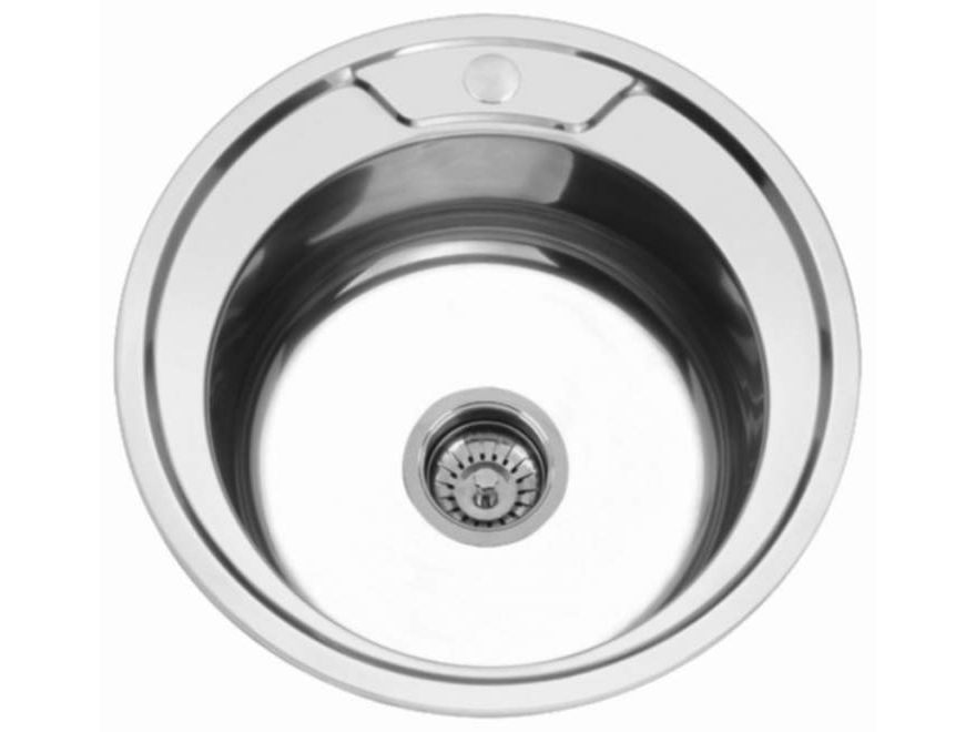 Мойка круглая HLD ф51 0,6/170 с сифоном - фото в Миди Лтд Изображение товара Мойка круглая HLD ф51 0,6/170 с сифоном в Миди Лтд