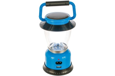 Изображение товара Фонарь кемпинговый 160х96х88мм "Сибирский Следопыт" Неон, 4L, солнеч.батарея, аккум.220В, 3*AA, USB в Миди Лтд