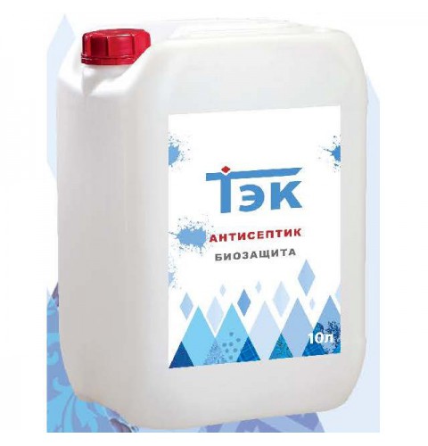 Пропитка антисептик ТЭК "Биозащита"  3л (66шт/пал) - фото в Миди Лтд Изображение товара Пропитка антисептик ТЭК "Биозащита"  3л (66шт/пал) в Миди Лтд