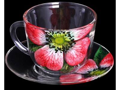 Чайный набор Китайская роза 2пр (6шт/уп) - фото в Миди Лтд Изображение товара Чайный набор Китайская роза 2пр (6шт/уп) в Миди Лтд