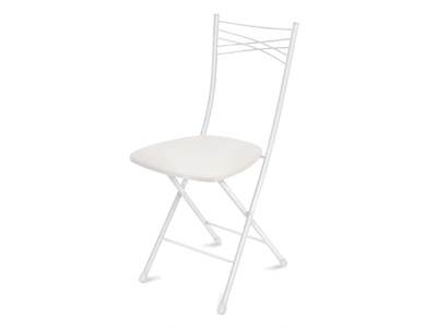 Стул складной Ника 1 NIKA молочный/матовый белый - фото в Миди Лтд Изображение товара Стул складной Ника 1 NIKA молочный/матовый белый в Миди Лтд
