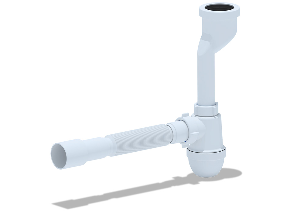 Изображение товара Сифон для писсуара Ани с трубой 32*40/50 в Миди Лтд