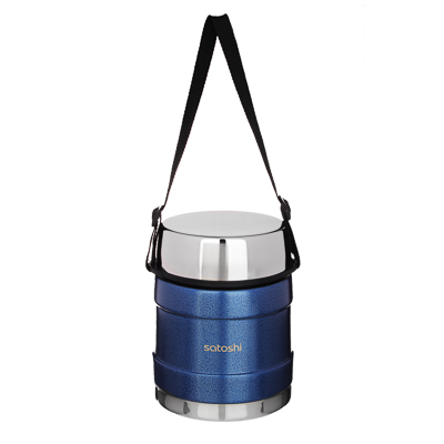 Ланч-бокс SATOSHI Торнадо из нержавеющей стали 1л широкая горловина (12шт/кор) - фото в Миди Лтд Изображение товара Ланч-бокс SATOSHI Торнадо из нержавеющей стали 1л широкая горловина (12шт/кор) в Миди Лтд