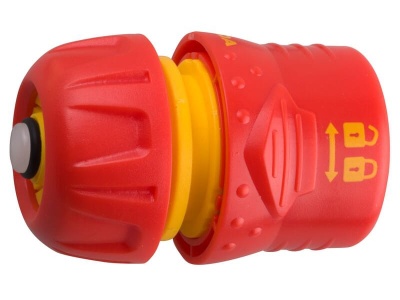 Соединитель GRINDA  GF-34 для шланга быстросъемный с автостопом 3/4" с запирающим механизмом - фото в Миди Лтд Изображение товара Соединитель GRINDA  GF-34 для шланга быстросъемный с автостопом 3/4" с запирающим механизмом в Миди Лтд