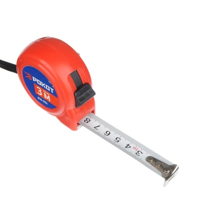 Рулетка  3м*16мм РОКОТ (12шт/уп)(120шт/кор) - фото в Миди Лтд Изображение товара Рулетка  3м*16мм РОКОТ (12шт/уп)(120шт/кор) в Миди Лтд
