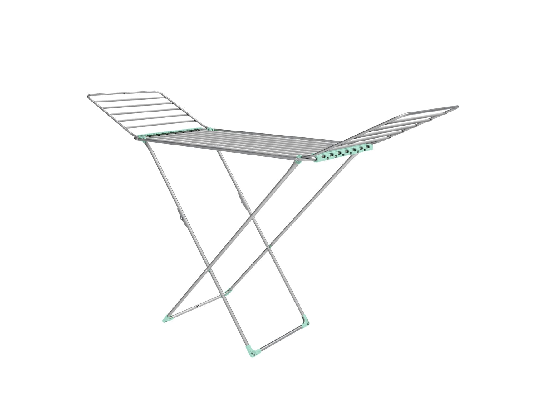 Сушилка для белья напольная NIKA 1770х535х1115 18м серебряная - фото в Миди Лтд Изображение товара Сушилка для белья напольная NIKA 1770х535х1115 18м серебряная в Миди Лтд