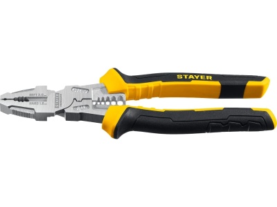 Изображение товара Пассатижи 200мм Stayer HERCULES комбинированные 8-в-1 (6шт/кор) в Миди Лтд