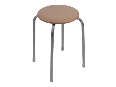 Изображение товара Табурет Эконом NIKA 450х450мм бежевый в Миди Лтд