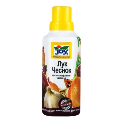 Удобрение жидкое JOY лук чеснок (лигногумат) 0,5л (16шт/уп) - фото в Миди Лтд Изображение товара Удобрение жидкое JOY лук чеснок (лигногумат) 0,5л (16шт/уп) в Миди Лтд