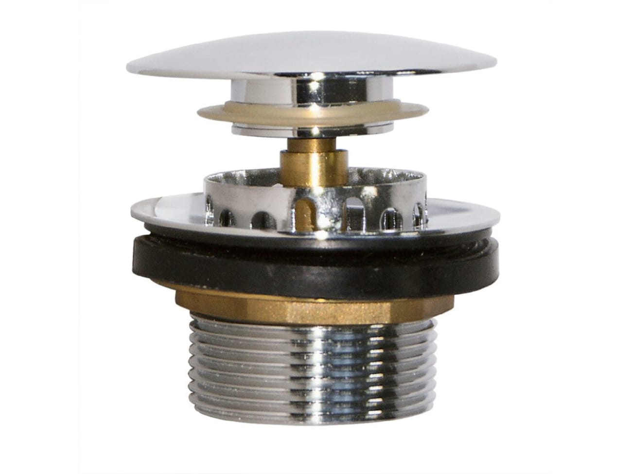 Изображение товара Выпуск для сифона 1" 1/2 клик-клак Orio металический в Миди Лтд