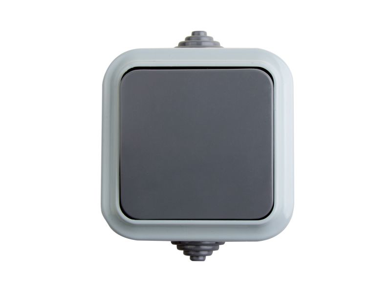 Выключатель 1-кл REXANT влагозащищенный открытой установки IP54 - фото в Миди Лтд Изображение товара Выключатель 1-кл REXANT влагозащищенный открытой установки IP54 в Миди Лтд