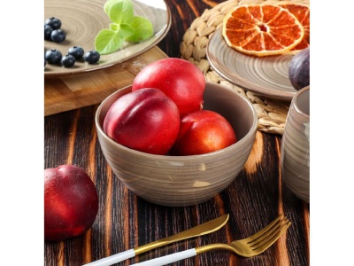 Салатник керамика круглый 15*7см 0,77л Daniks Verde бежевый (6шт/уп) Х - фото в Миди Лтд Изображение товара Салатник керамика круглый 15*7см 0,77л Daniks Verde бежевый (6шт/уп) Х в Миди Лтд