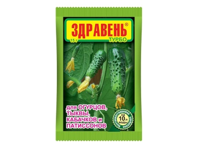 Удобрение Здравень для огурцов 15г (300шт/уп) - фото в Миди Лтд Изображение товара Удобрение Здравень для огурцов 15г (300шт/уп) в Миди Лтд