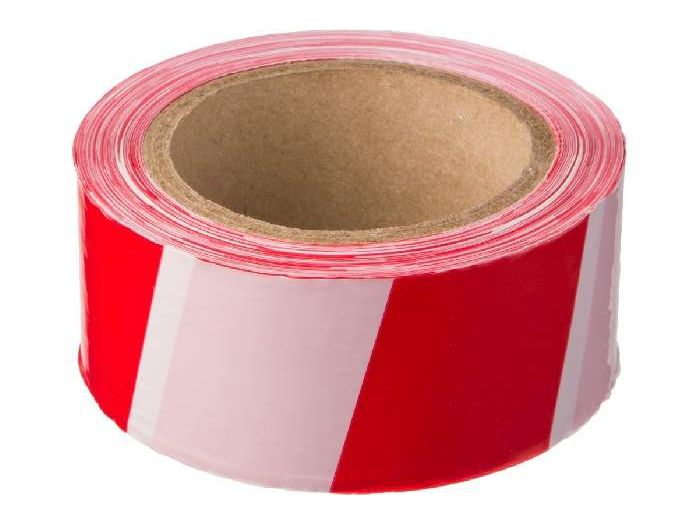 Изображение товара Лента сигнальная/оградительная Бело/Красная 200п.м*50мм (36шт/кор) в Миди Лтд