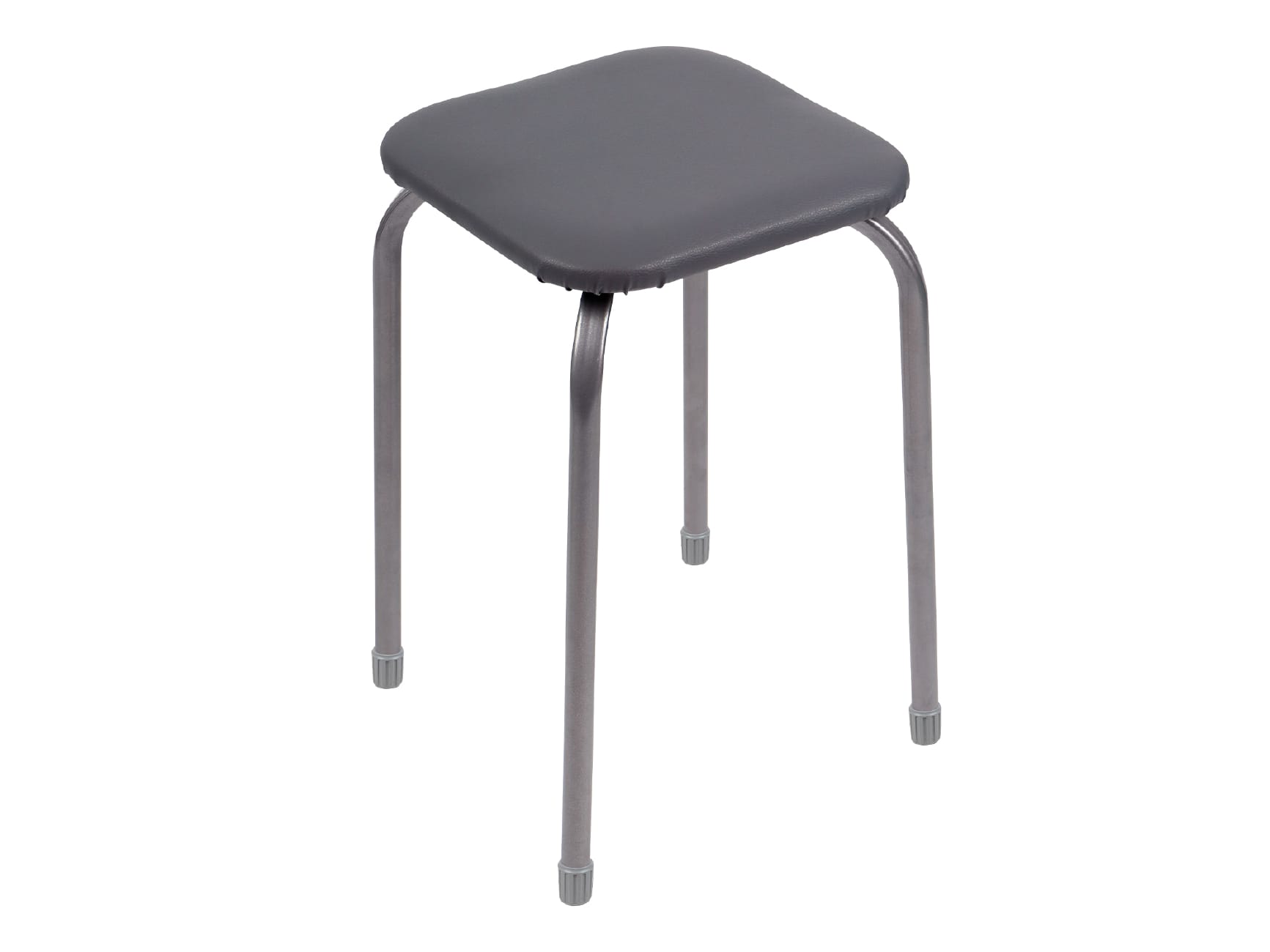 Изображение товара Табурет Эконом NIKA 450х450х460мм серый в Миди Лтд