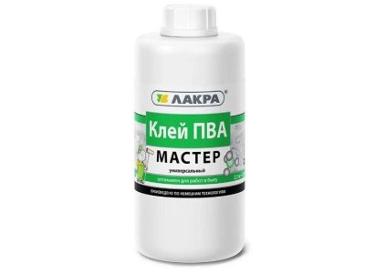 Изображение товара Клей ПВА Лакра универсальный  Мастер  2,3кг  (6шт/уп, 216шт/пал) в Миди Лтд
