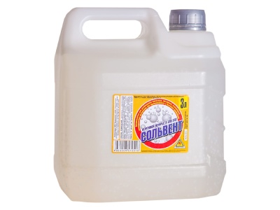 Сольвент 3л ИНТЕРСИНТЕЗ (8шт/уп; 200шт/пал) - фото в Миди Лтд Изображение товара Сольвент 3л ИНТЕРСИНТЕЗ (8шт/уп; 200шт/пал) в Миди Лтд