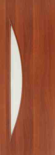 Изображение товара Полотно дверное ПО со стеклом Луна ламинированное итальянский орех 800 в Миди Лтд