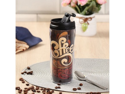 Термокружка пластик 0,38л (YYCF001-23) Daniks Кофе напитки (48шт/уп) - фото в Миди Лтд Изображение товара Термокружка пластик 0,38л (YYCF001-23) Daniks Кофе напитки (48шт/уп) в Миди Лтд