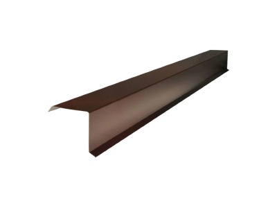 Изображение товара Торцевая планка 90*100*2000мм шоколад (RAL 8017) в Миди Лтд