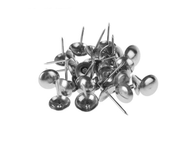 Изображение товара Гвозди мебельные хром (100шт/уп) в Миди Лтд