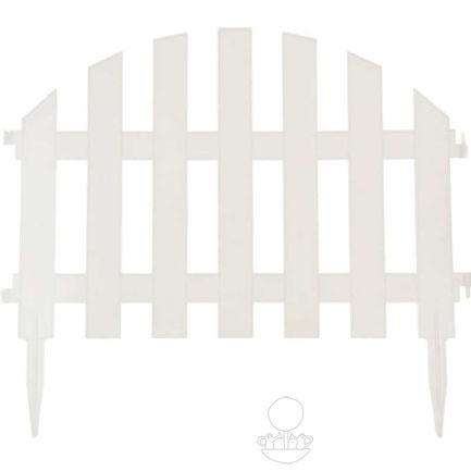 Забор декоративный белый 3м (9шт/кор) - фото в Миди Лтд Изображение товара Забор декоративный белый 3м (9шт/кор) в Миди Лтд