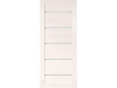 Изображение товара Полотно дверное ПО деколайн модель-22 беленый дуб стекло мат бел 600 в Миди Лтд