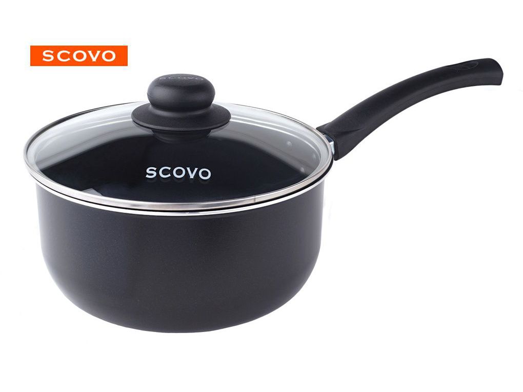 Ковш Scovo Consul 18см ст. крышка антипригарное покрытие (4шт/уп) - фото в Миди Лтд Изображение товара Ковш Scovo Consul 18см ст. крышка антипригарное покрытие (4шт/уп) в Миди Лтд