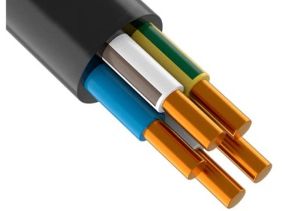 Изображение товара Кабель ВВГ-Пнг 5х2,5 черный ТУ в Миди Лтд