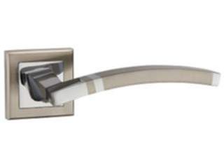 Изображение товара Ручки дверные NAVY QL  SN/CP-3 матовый никель/хром  Х в Миди Лтд