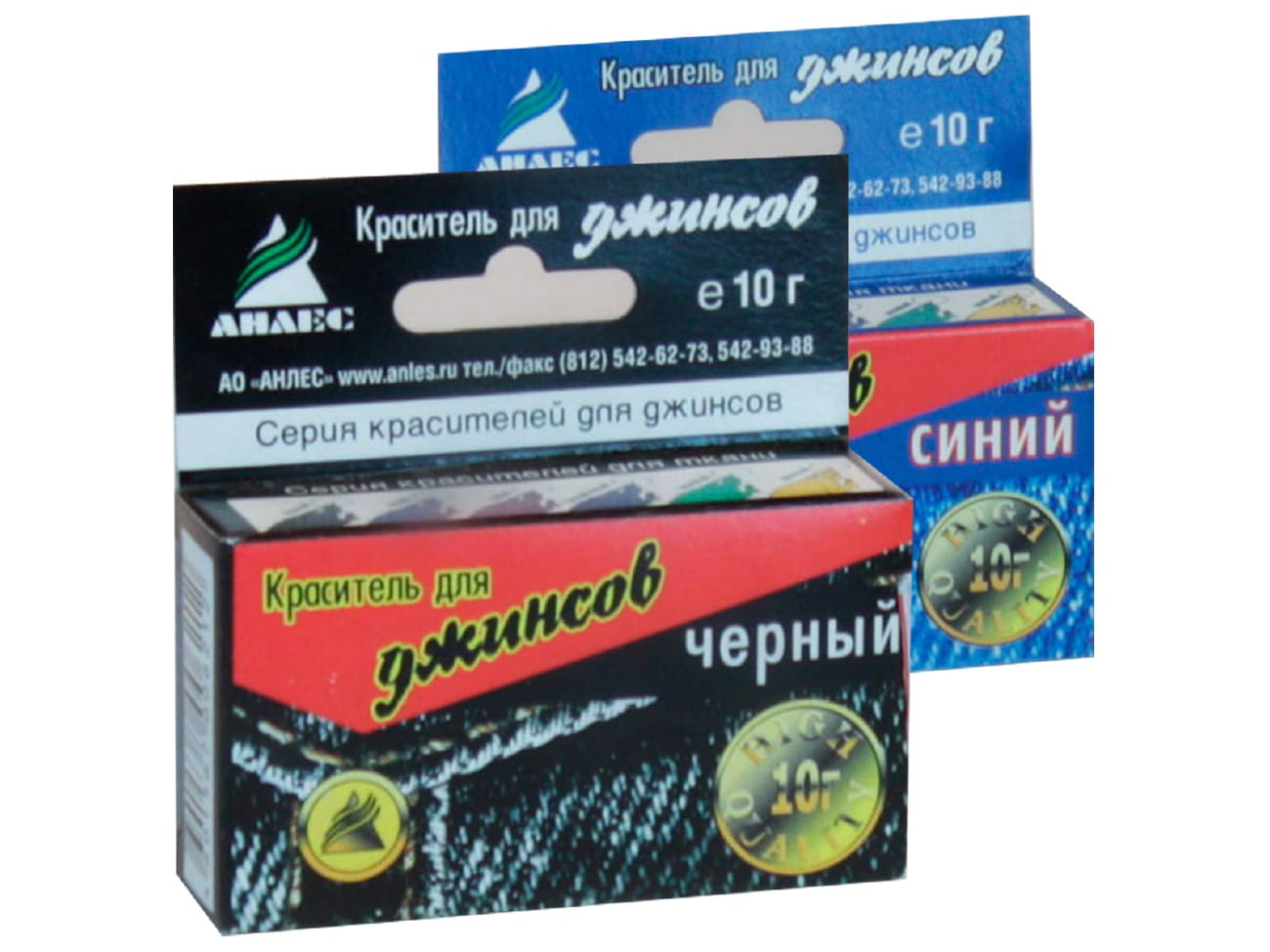 Изображение товара Краситель для джинсов АНЛЕС черный 10мл (36шт/уп) Х в Миди Лтд