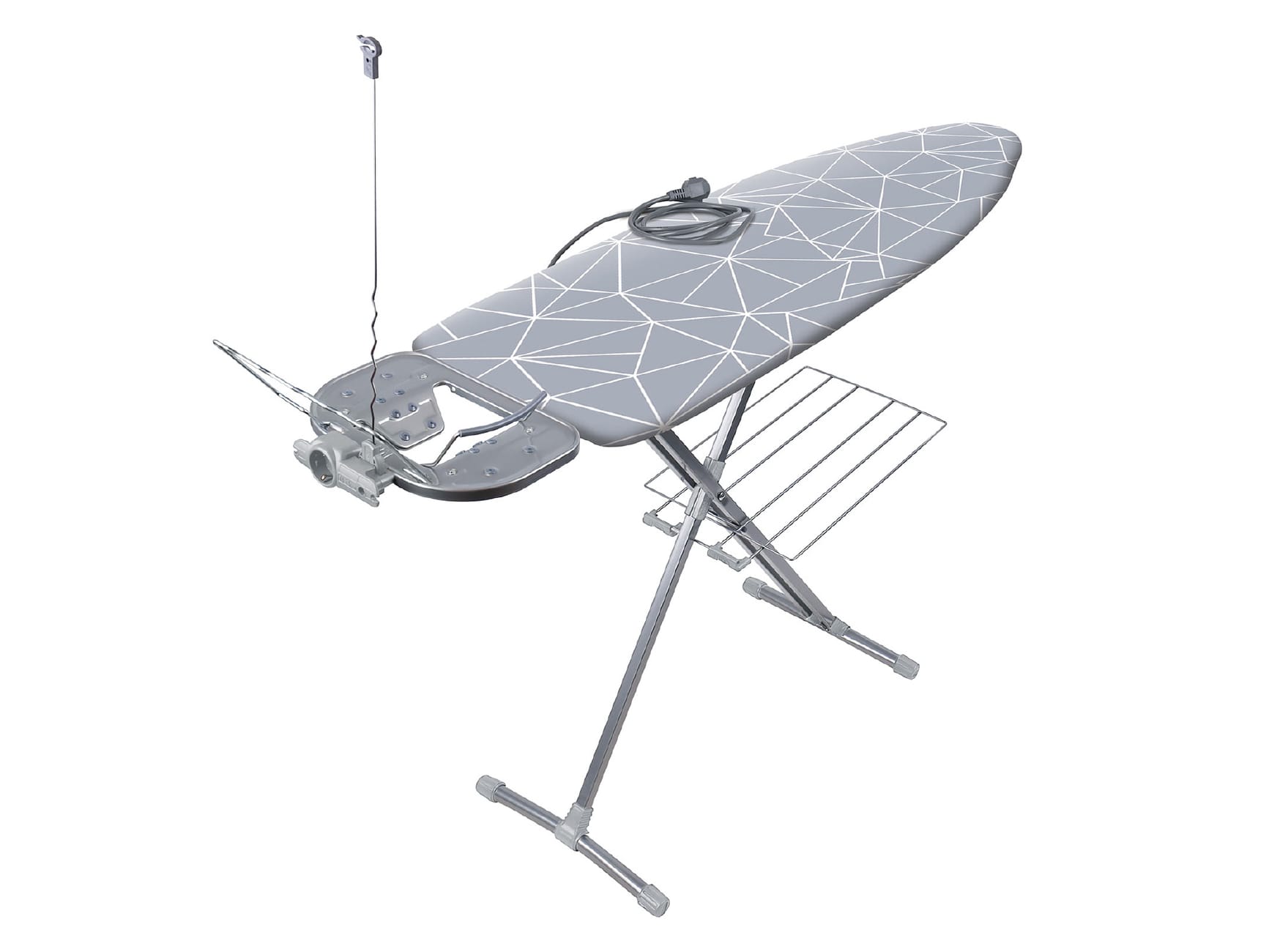 Доска гладильная NIKA-best 1220х400 с линиями на сером - фото в Миди Лтд Изображение товара Доска гладильная NIKA-best 1220х400 с линиями на сером в Миди Лтд