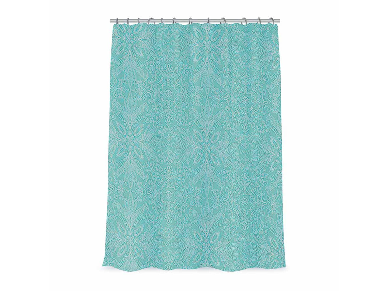 Изображение товара Шторка для ванной VETTA 180*180см ПЕВА "Узоры на стекле" в Миди Лтд