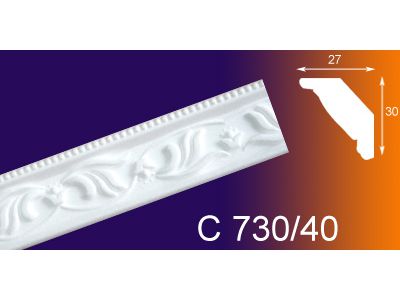 Изображение товара Инжекционный плинтус  30*27*1,5м  С730/40 (уп-100шт) в Миди Лтд