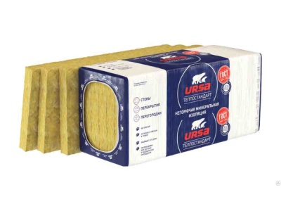 Изображение товара УРСА Теплостандарт 6-1230-610-100 (4.5кв.м/0,45куб.м)(уп-6шт/пал-48шт)(10-13кг/м3)х в Миди Лтд