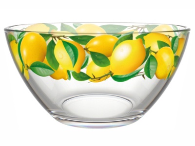 Изображение товара Салатник большой Лимоны 1500мл (6шт/уп) в Миди Лтд