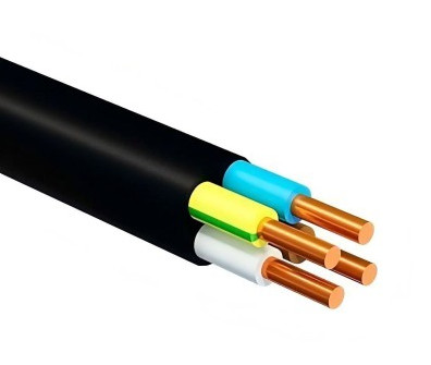 Изображение товара Кабель ВВГнг 4х2,5 черный ТУ (100м/бухта) Х в Миди Лтд