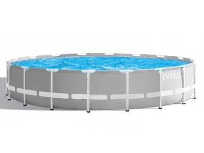 Бассейн каркасный с фильтр-насосом INTEX призматический 610*132см 26756NP - фото в Миди Лтд Изображение товара Бассейн каркасный с фильтр-насосом INTEX призматический 610*132см 26756NP в Миди Лтд