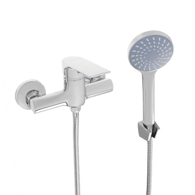 Смеситель для душа СоюзКран с душевым набором цинк - фото в Миди Лтд Изображение товара Смеситель для душа СоюзКран с душевым набором цинк в Миди Лтд