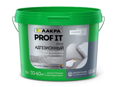 Изображение товара Грунт адгезионный ЛАКРА PROF IT 14кг (44шт/пал) в Миди Лтд