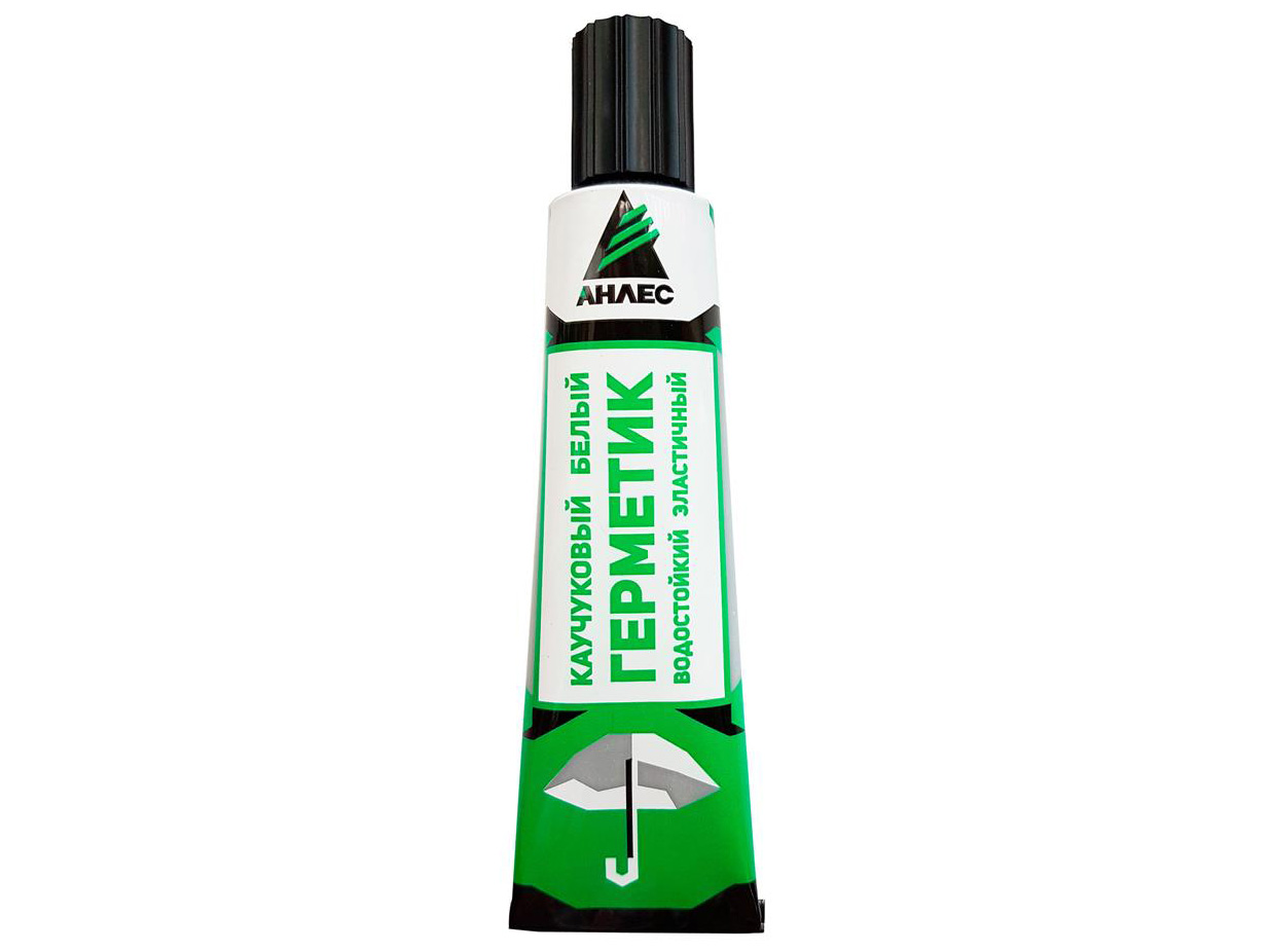 Герметик каучуковый АНЛЕС белый 40мл (50шт/уп) - фото в Миди Лтд Изображение товара Герметик каучуковый АНЛЕС белый 40мл (50шт/уп) в Миди Лтд