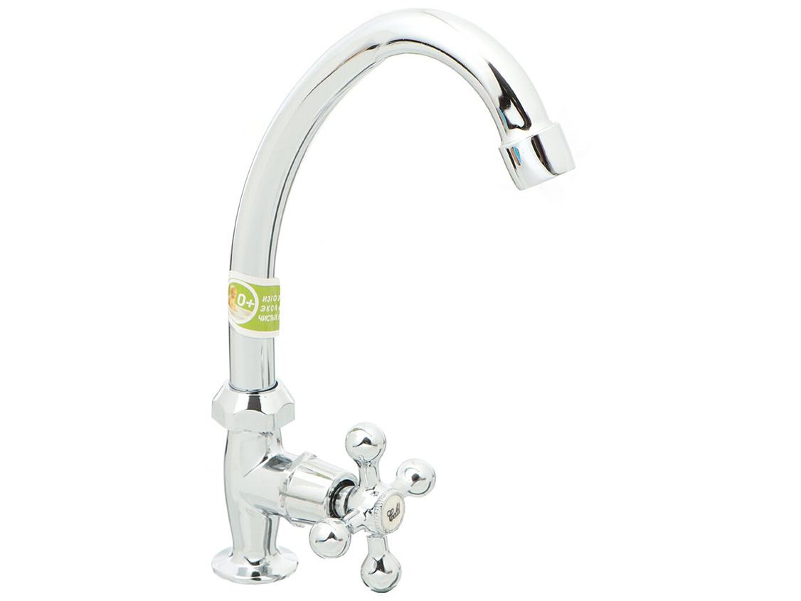 Смеситель для кухни, Juguni, с кран-буксой, для одного типа воды, хром, JGN1140 - фото в Миди Лтд Изображение товара Смеситель для кухни, Juguni, с кран-буксой, для одного типа воды, хром, JGN1140 в Миди Лтд