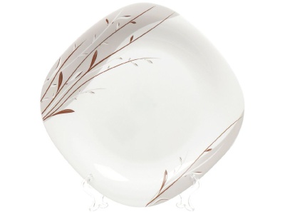 Изображение товара Тарелка обеденная стеклокерамика квадратная 26см Daniks Орфей (6шт/уп) Х в Миди Лтд