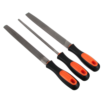 Изображение товара Набор напильников 200мм 3шт. пластиковая ручка ЕРМАК    ХХ в Миди Лтд