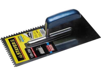 Изображение товара Гладилка 130*280мм зубчатая 8*8мм нержавеющая сталь деревянная ручка STAYER Profi в Миди Лтд